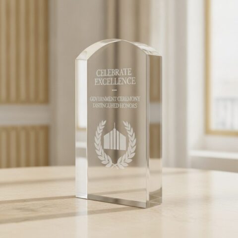 Premium Custom Engraved Acrylic Memento - alternate view
