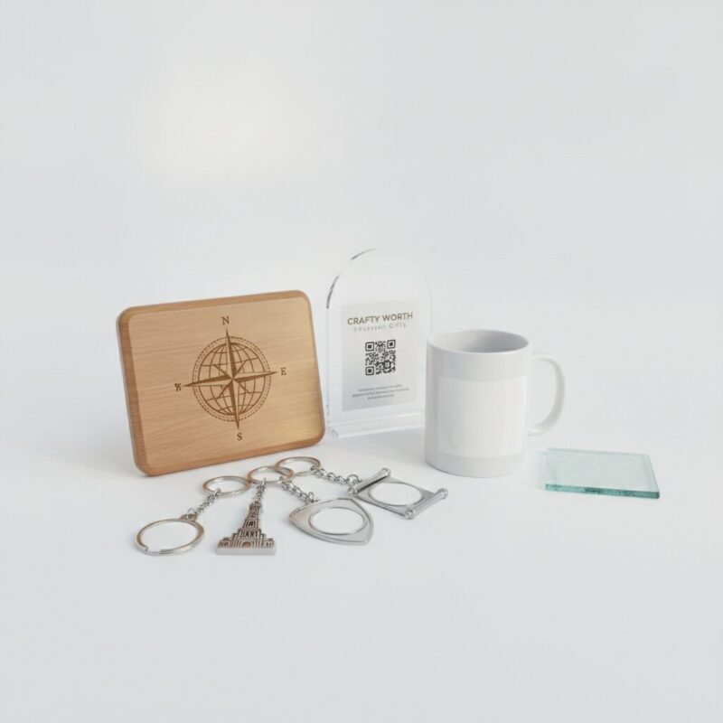 Custom Engraved Wooden Desk Souvenir