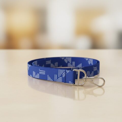 Premium Custom Printed Polyester Lanyards - alternate view