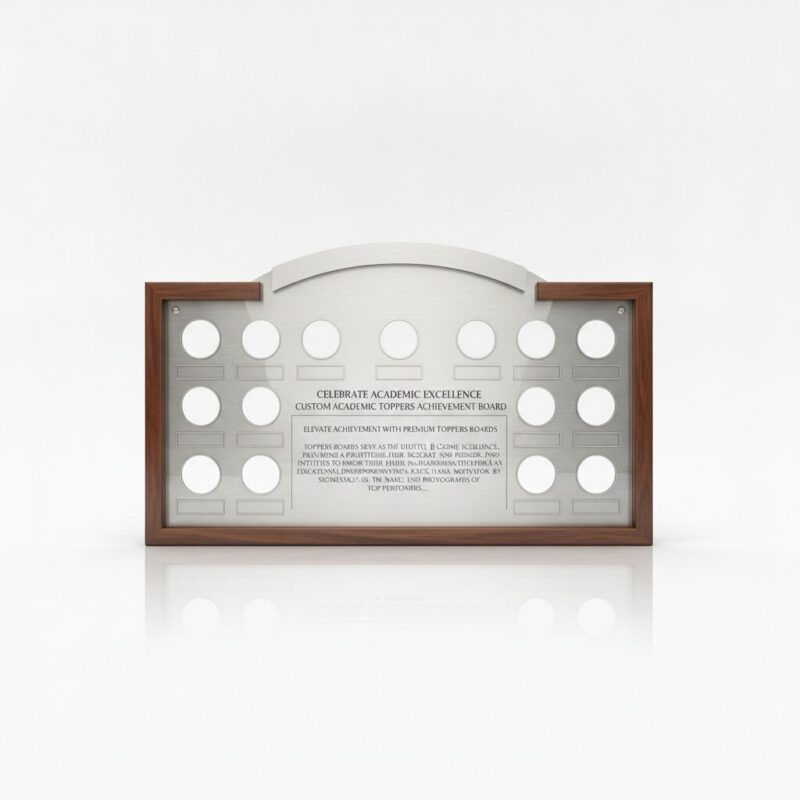 Custom Academic Toppers Achievement Board