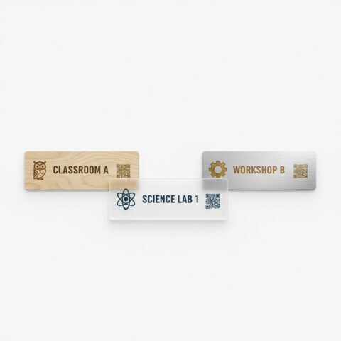 Personalized Acrylic Classroom Door Name Plate