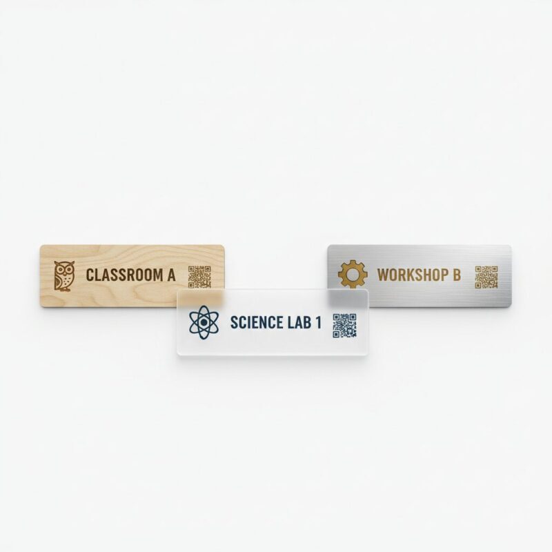 Personalized Acrylic Classroom Door Name Plate