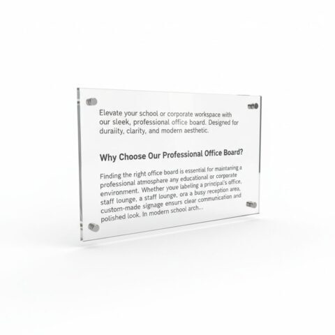 Professional Acrylic Office Door Sign