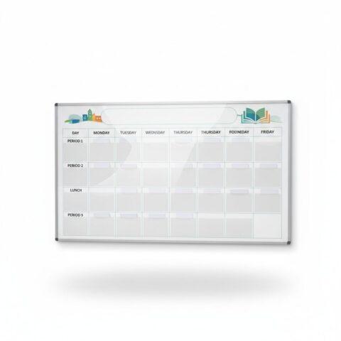 Custom Wall-Mounted School Timetable Board