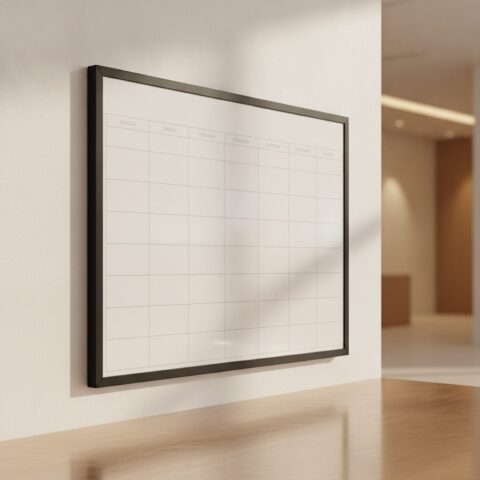 Custom Wall-Mounted School Timetable Board - alternate view