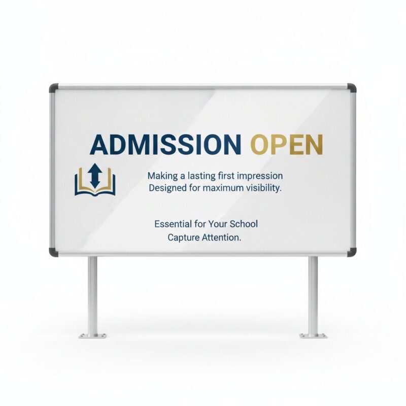 Premium School Admission Open Signage