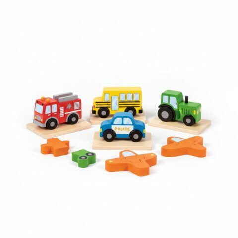 Wooden Vehicle Jigsaw Puzzle Set