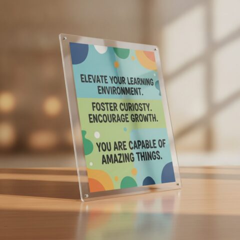 Personalized Motivational Classroom Wall Decor - alternate view