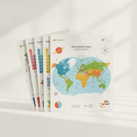 Educational Subject Learning Charts