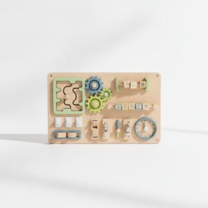 Custom Interactive Wooden Learning Activity Board - activity boards, kids learning, educational activity boards (School & Institute > Educational Products > Activity Boards) | Crafty Worth personalized gift
